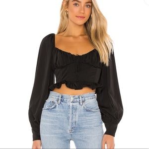 Beautiful black for love and lemons corset top